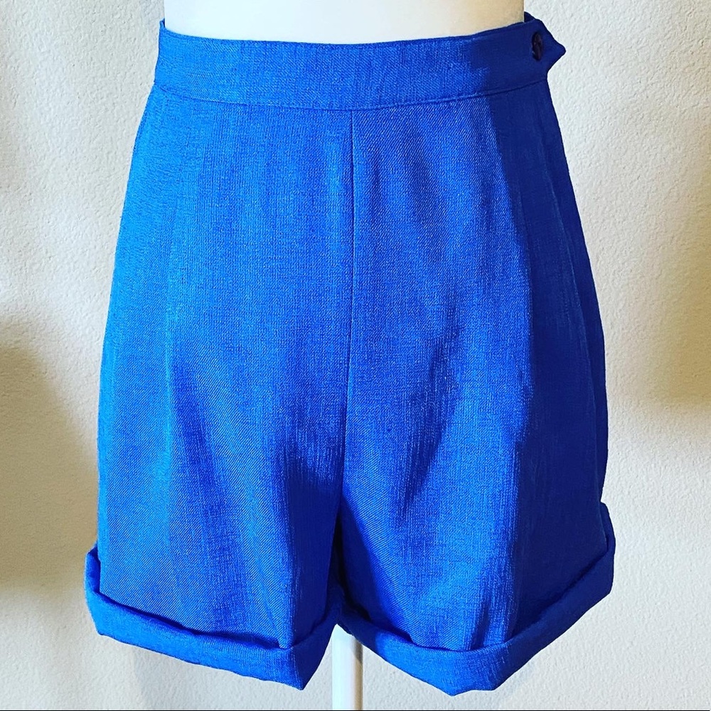 Royal blue vintage shorts